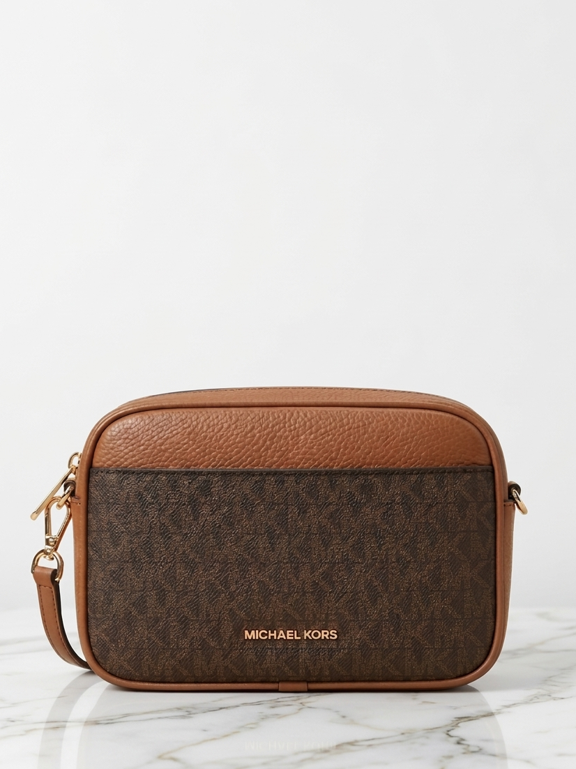 Crossbody Michael Kors Jet Set - Brown/Acorn